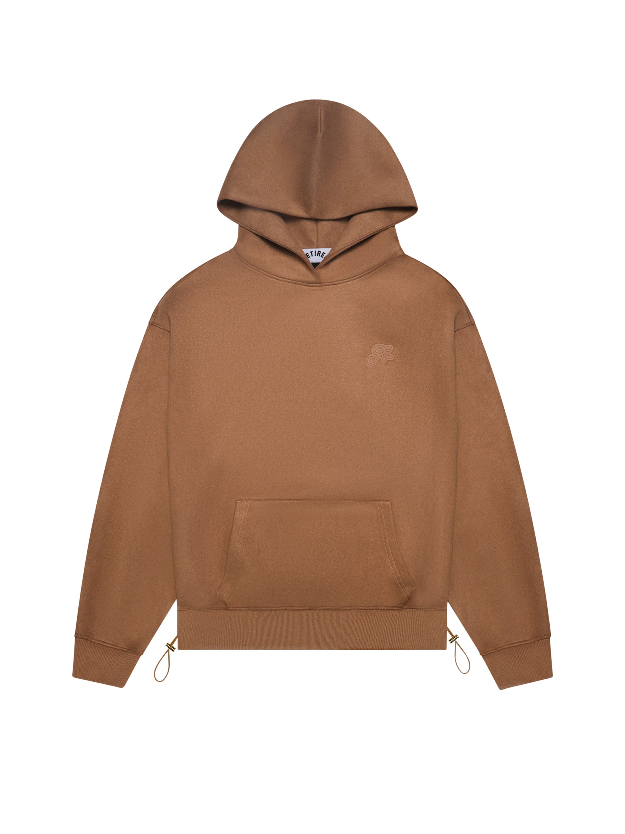 RFS FAUX SUEDE TUNNEL HOODIE